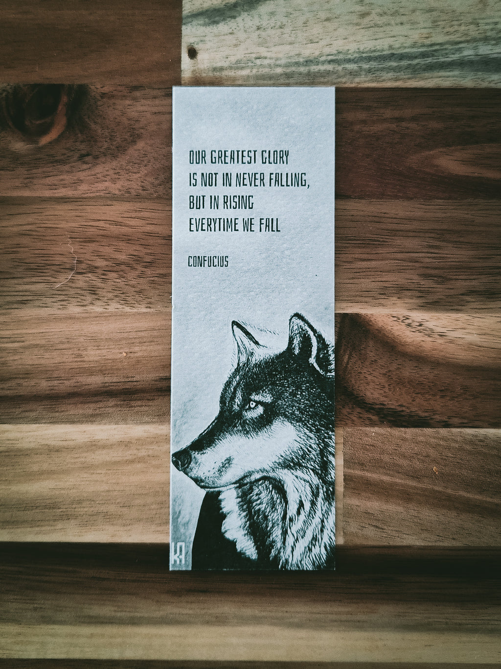 Bookmark - Misty Wolf