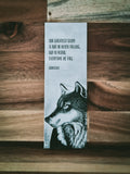 Bookmark - Misty Wolf