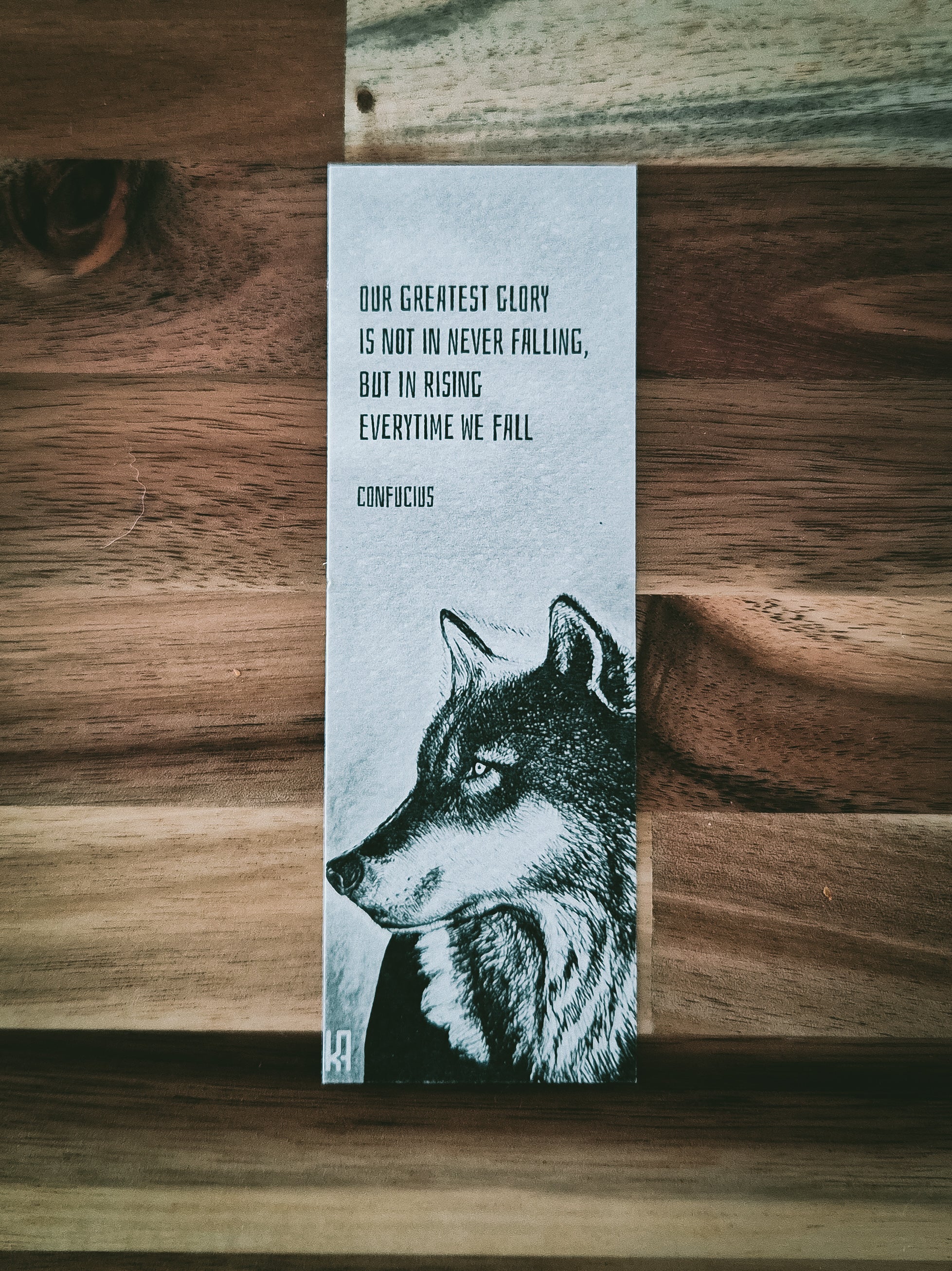 Bookmark - Misty Wolf