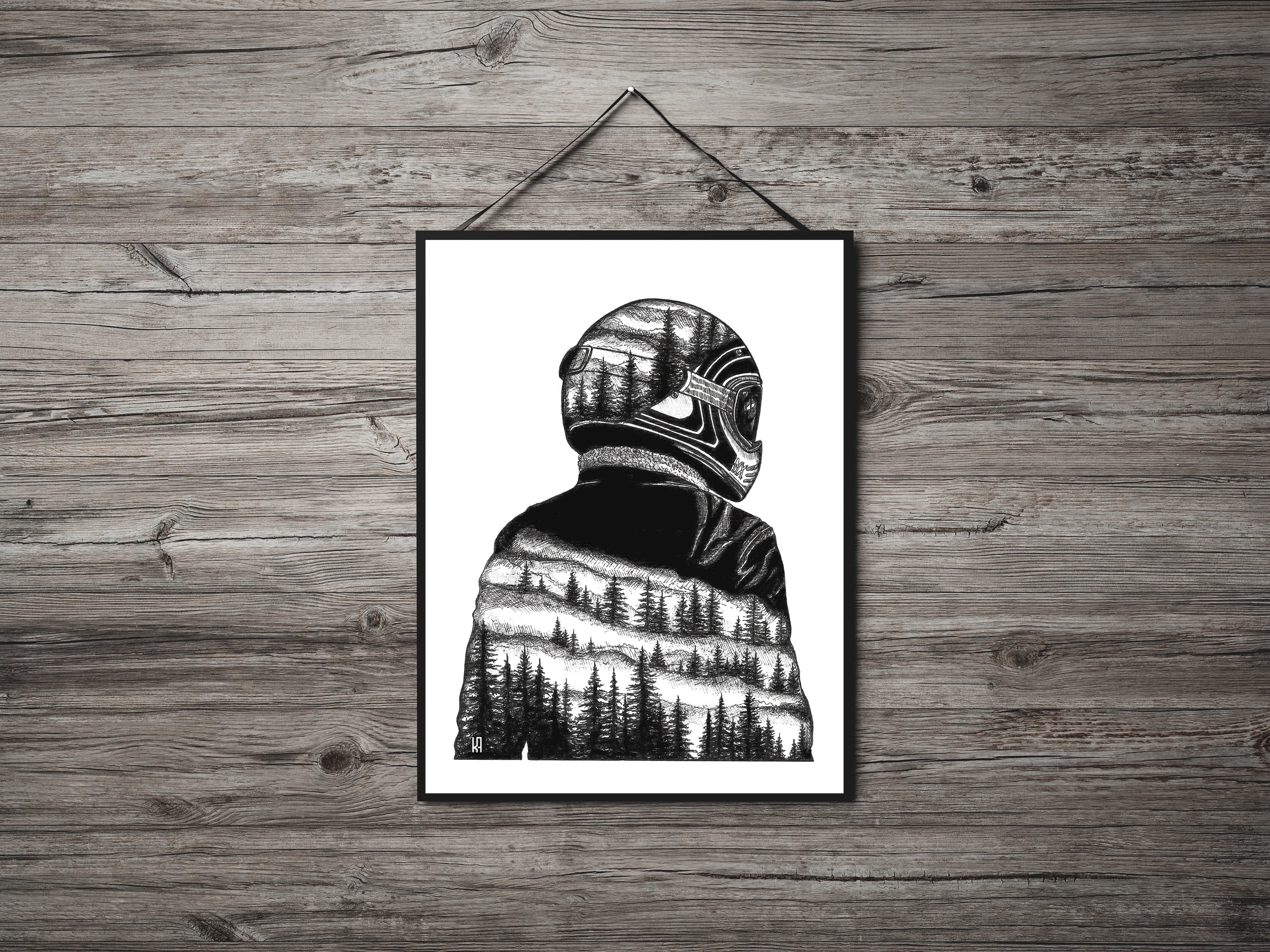 Forest Rider Print