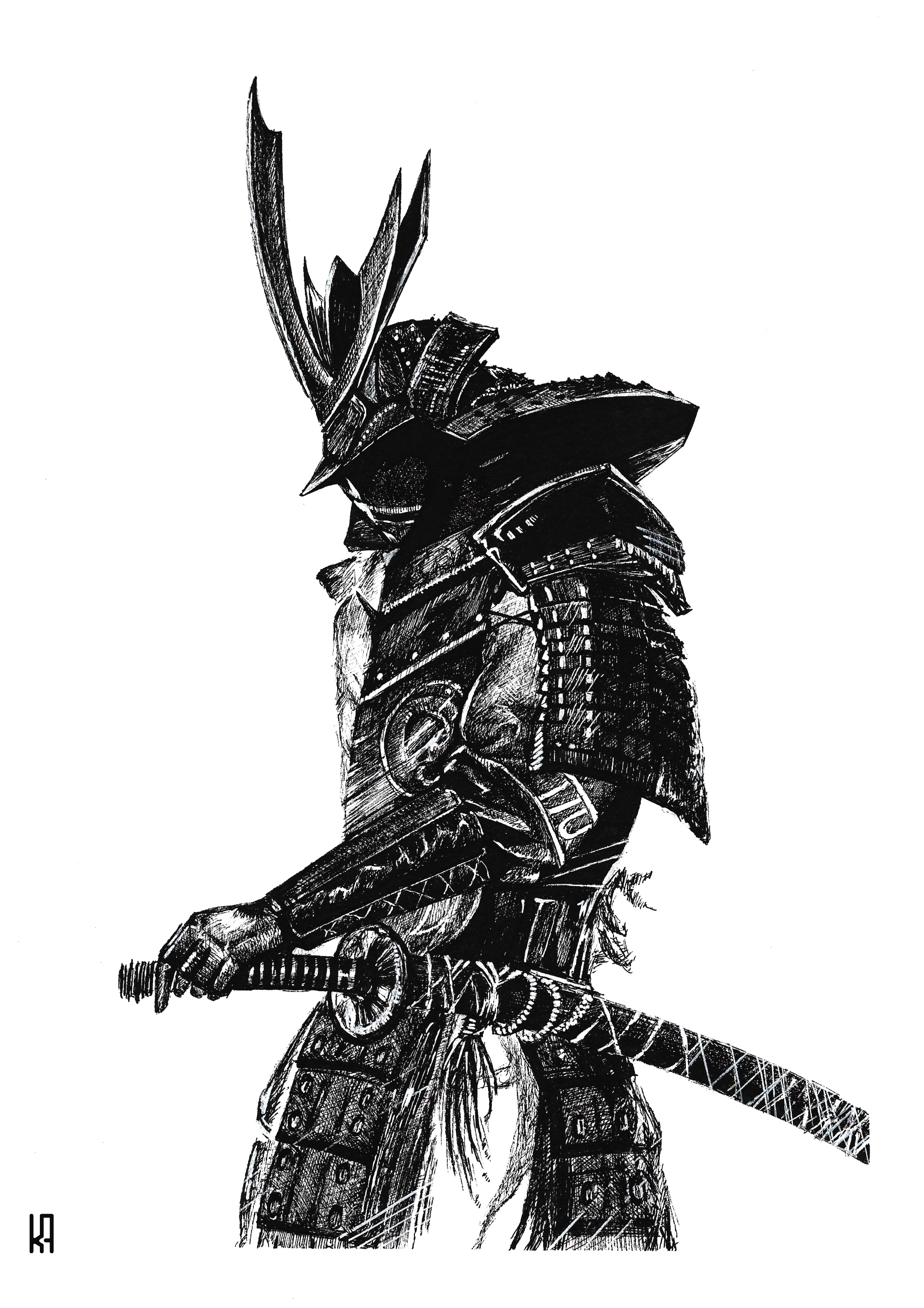 Samurai Print